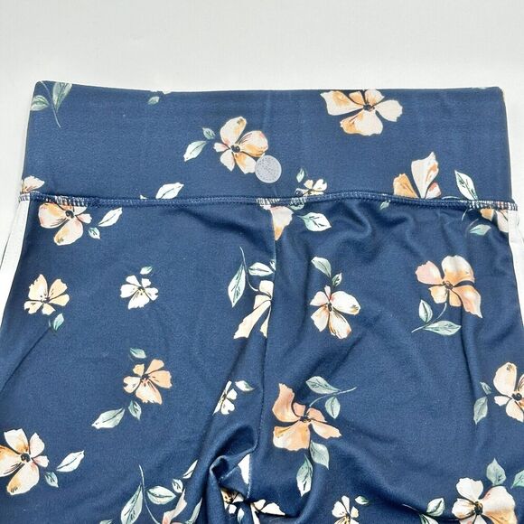 Threads 4 Thought Navy Floral Leggings Joggers Workout Yoga Pants Size S Small - Picture 13 of 14